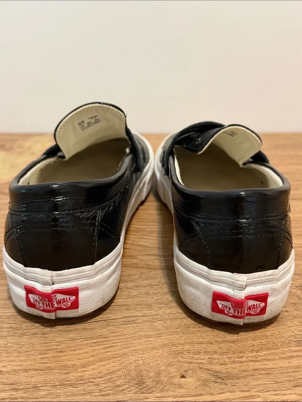 Vans Black Style 53 DX Slip-On Loafers with White Solemn